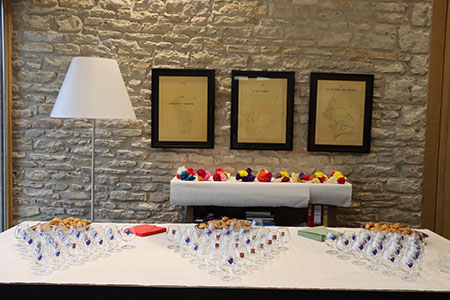 Réception au caveau