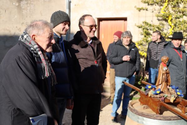 Paul, Pierre et Bastien avec le Saint-Vincent