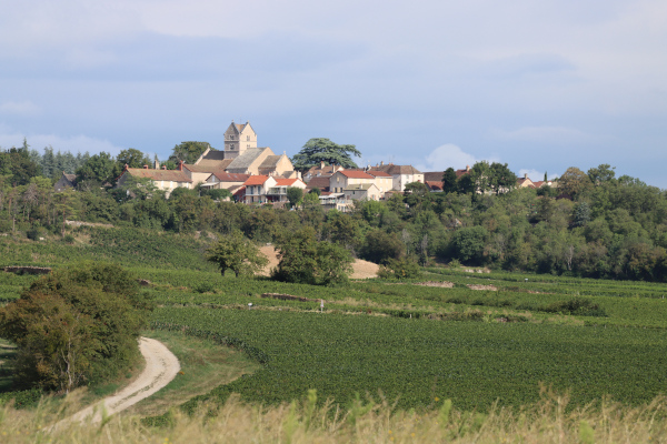 Entre Saint-Martin-sous-Montaigu et Mercurey, le village de Touche et son église du début du XIIIe