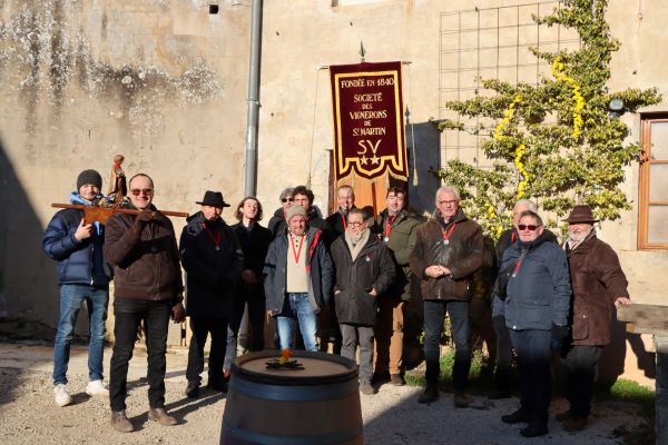 Saint-Vincent est désormais arrivé dans le Domaine Virot, il y restera toute l'année.